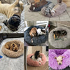 Bedroom Calming Dog Bed – Cozy Donut for Large, Medium & Small Dogs