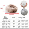 Bedroom Calming Dog Bed – Cozy Donut for Large, Medium & Small Dogs